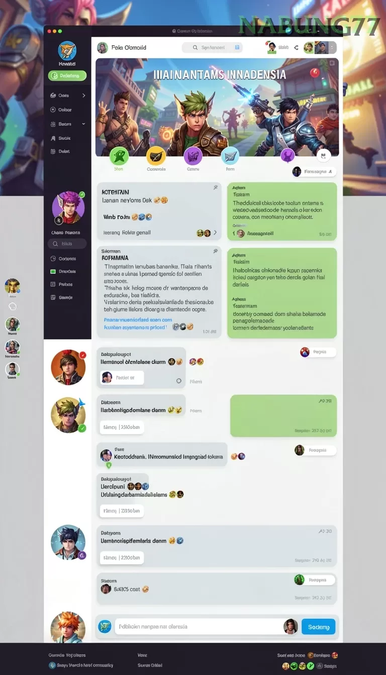 Cuplikan layar JEJUSLOT — menu navigasi