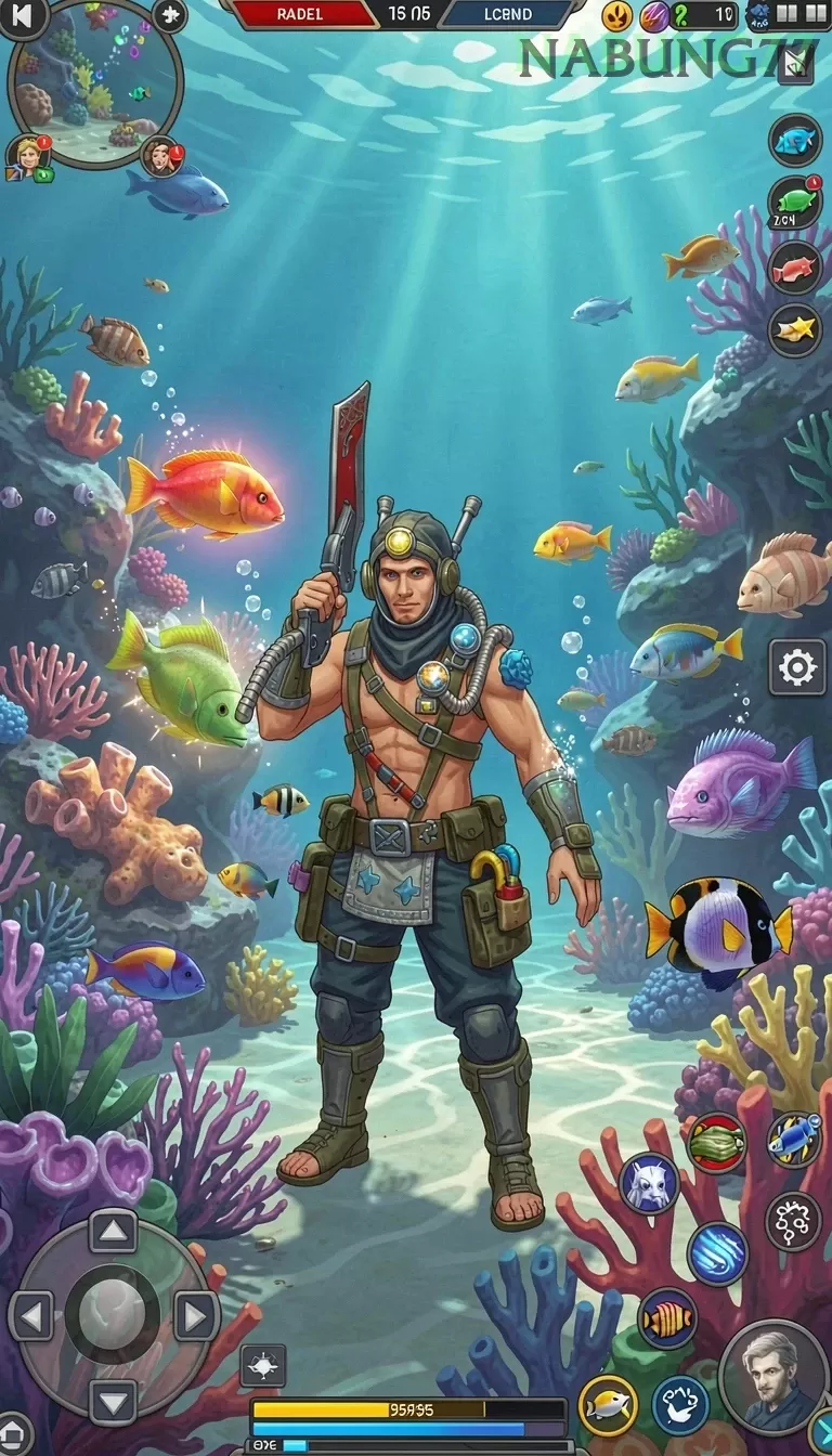 Cuplikan layar 9ZKGAMES — menu navigasi