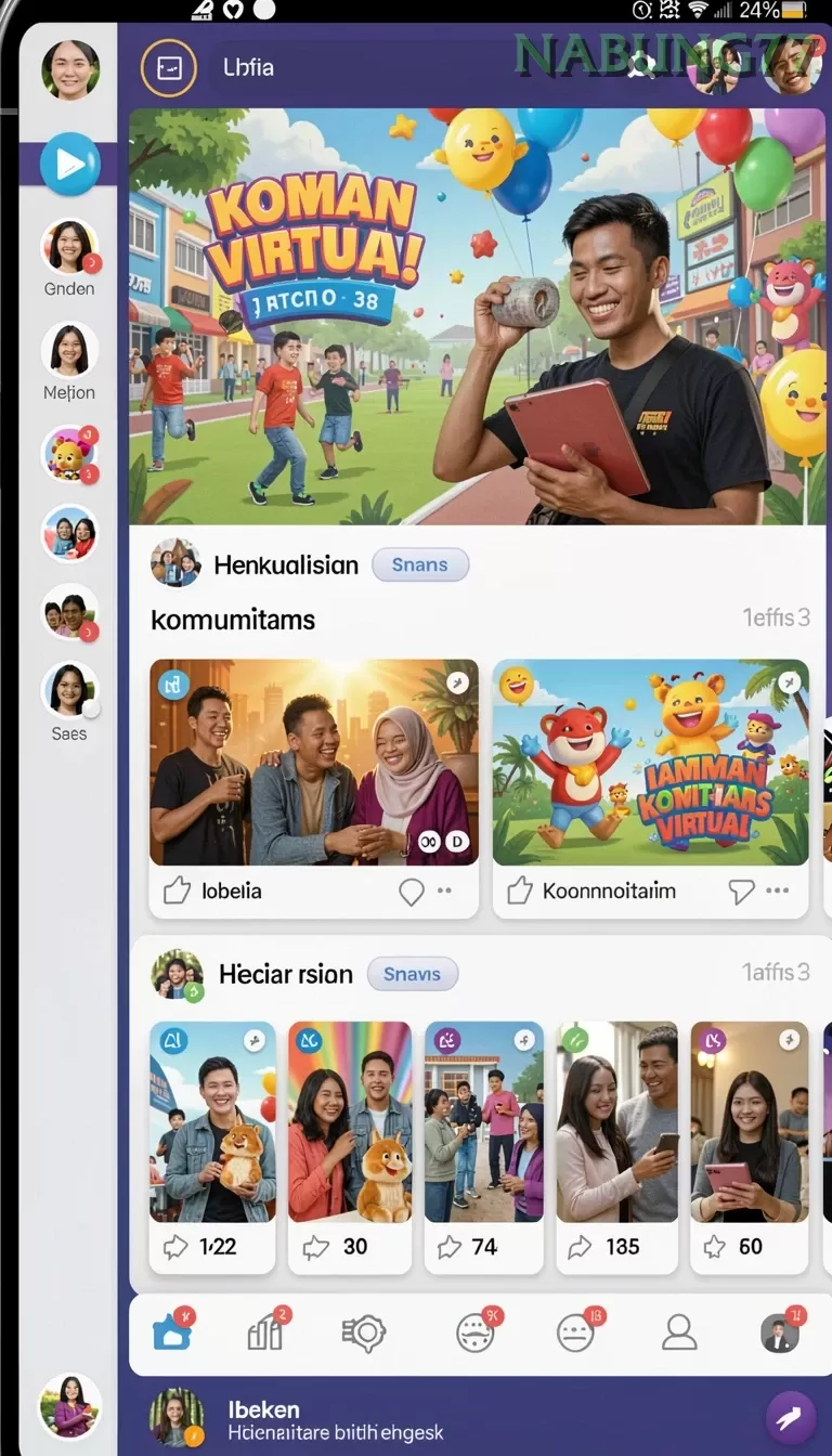 Cuplikan layar KERISTOTO77 — halaman utama